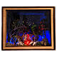 Nativity Box pastore nel boschetto pecore 20x25x20 cm presepe 6 cm s2