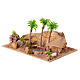 Krippenszenerie, Oase inmitten der Wüste und Kamel, für 4 cm Figuren, 15x30x20 cm s2