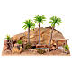 Desert oasis with camel, 15x30x20 cm, setting for 4 cm Nativity Scene s1