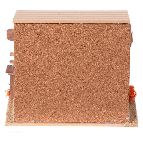 Tartak z narzędziami, do szopki 8 cm, 15x15x15 cm 4