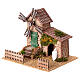 Windmill with creeper, 25x30x25 cm, animated accessory for 8 cm Nativity Scene s2