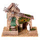 Windmill 25x30x25 cm with climbing plant movement for 8 cm nativity scene s1