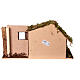 Cabane 25x50x25 cm nativité Moranduzzo maison rustique en plâtre crèche 10 cm s8