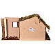 Stajenka 25x50x25 cm, postacie sceny Narodzenia Pańskiego Moranduzzo, ruiny domu z gipsu, szopka 10 cm s8