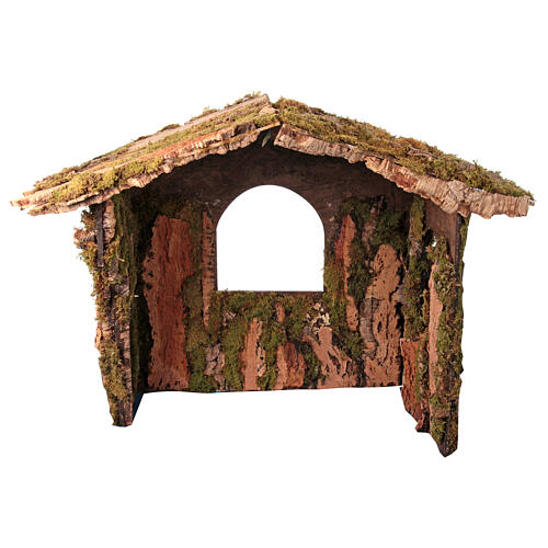 Stable for 60-70 cm statues, 110x150x75 cm, outdoor Nativity Scene 1