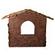 Stable for 60-70 cm statues, 110x150x75 cm, outdoor Nativity Scene s6