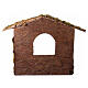 Cabaña para estatuas 60-70 cm 110x150x75 cm para exterior s6