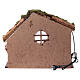 Cabaña ladrillos musgo iluminada 15 cm 40x45x25 cm s4