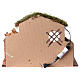 Stall aus Holz und Moos, für 10-cm-Krippe – 30 × 50 × 30 cm s4