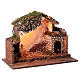 Stable for nativity scene moss wood 10 cm 30x50x30 cm s3