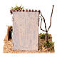 Maison rustique en bois 15x20x15 cm pour crèche 4 cm s4