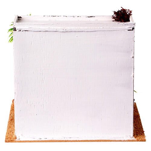 Casa araba con porticato 20x20x15cm presepe 4 cm 4