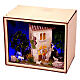 Nativity Box scène berger maisonnette et jardin 20x25x20 cm pour crèche de 6,5 cm s4