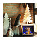 Nativity Box scène berger maisonnette et jardin 20x25x20 cm pour crèche de 6,5 cm s5