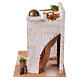 Fountain with Arab courtyard and tent 20x25x20cm nativity scene 10 cm s5