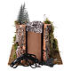 Waterfall in the mountains with pines and sheeps, 25x25x25 cm, electric pump, for 6-8 cm Nativity Scene s5
