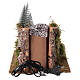 Cascada rocosa alpina pinos ovejas 25x25x25 cm bomba eléctrica belén 6-8 cm s5