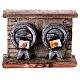 Scenografia con botti per presepe 12 cm 10X10 cm  s1