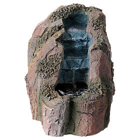 Elektrischer Wasserfall für Krippe, für 8-cm-Figuren – 15 × 10 × 15 cm