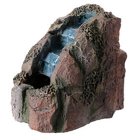 Elektrischer Wasserfall für Krippe, für 8-cm-Figuren – 15 × 10 × 15 cm