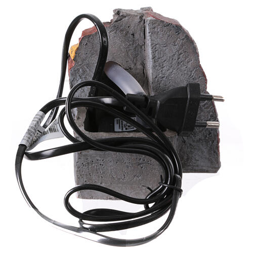 Fontanário eléctrico casco para presépio 8 cm 15x10x15 cm 4