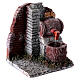 Nativity barrel fountain for figurines 8 cm electric 15X10X15 cm s3