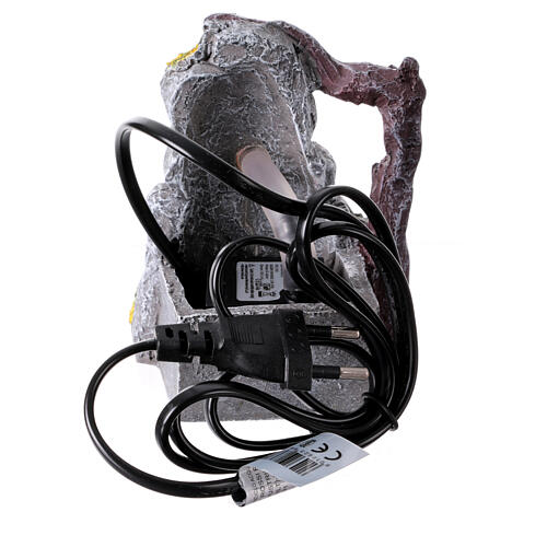 Brunnen elektrisch, Resin – für 10-cm-Krippe, 13×9×11 cm 4