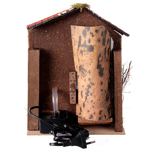 Fontanna elektryczna do szopki, dla figurkek 8 cm, 20x20x15cm 4