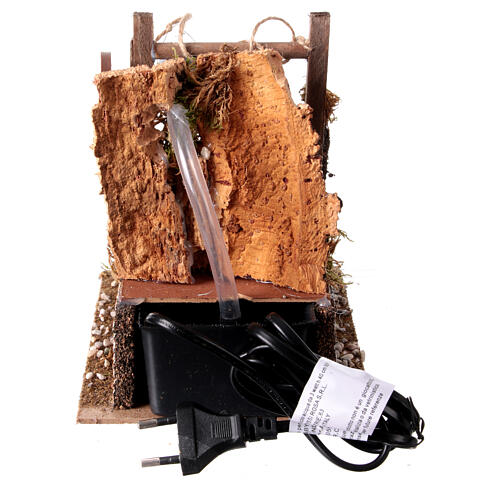 Elektrischer Brunnen für Krippe, für 10-cm-Figuren – 20 × 20 × 15 cm 4