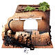 Stable with rain effect for 14-16 cm Nativity Scene, 30x30x25 cm s8