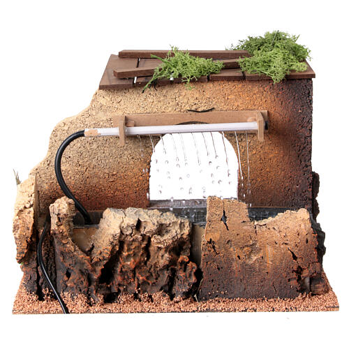 Stajenka do szopki efekt deszczu, 30x30x25 cm, do figurek 14-16 cm 7