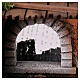 Stajenka do szopki efekt deszczu, 30x30x25 cm, do figurek 14-16 cm s2