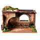 Nativity stable with rain effect 30X40X30 cm for 14-18 cm figurines s1