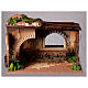 Nativity stable with rain effect 30X40X30 cm for 14-18 cm figurines s3