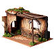 Nativity stable with rain effect 30X40X30 cm for 14-18 cm figurines s5