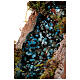Natural rock effect waterfall nativity scene 10-12 cm real fountain 20x35x15 cm s2