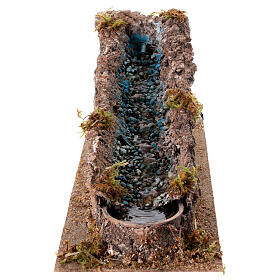 Waterfall with water pump for 10-12 cm Nativity Scene, 20x15x50 cm