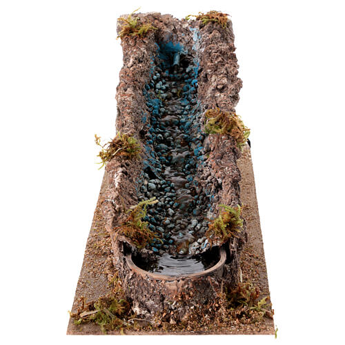 Waterfall with water pump for 10-12 cm Nativity Scene, 20x15x50 cm 1