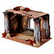 Cabaña belén 30X40X25 cm para estatuas 12-16 cm s3