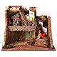 Cave with village and mill por Neapolitan Nativity Scene of 10 cm, 45x30x40 cm s1