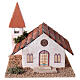 Iglesia con campanario 12x12x12 cm para belén s1