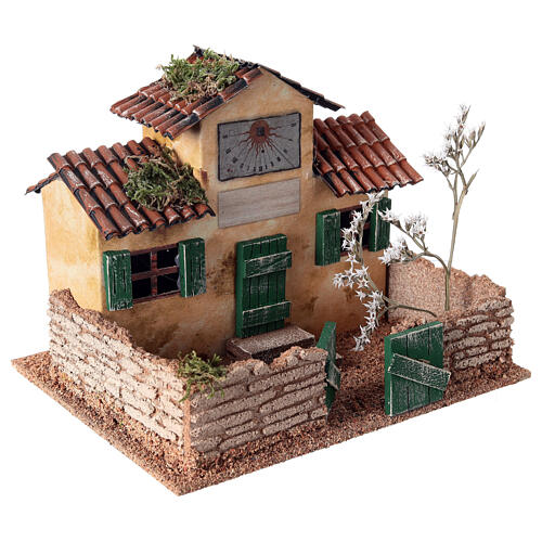 Escena escuela con patio 15x20x15 cm belén 14-16 cm 3