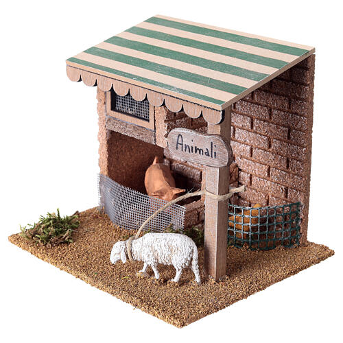 Abri animaux 15x15x15 cm crèche 14-16 cm 2