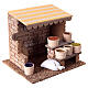 Scena chiosco delle spezie 15x15x15 cm presepe 14-16 cm s3