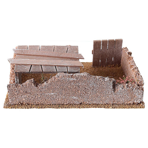 Schweinegehege – 5 × 20 × 15 cm – für 14–16 cm Krippe 4