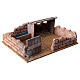 Empty pig enclosure for 14-16 cm Nativity Scene, 5x20x15 cm s3