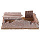 Empty pig enclosure for 14-16 cm Nativity Scene, 5x20x15 cm s4