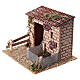 Empty stable for 14-16 cm Nativity Scene, 15x15x15 cm s2