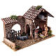 Stall aus Kork mit Geburt Christi von Moranduzzo, für 8–12-cm-Krippe – 20 × 30 × 15 cm s3