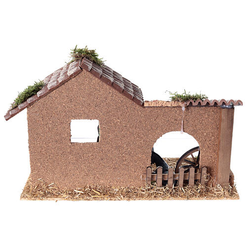 Stajenka z korka, 20x30x15 cm, Scena Bożego Narodzenia Moranduzzo 8 cm 5